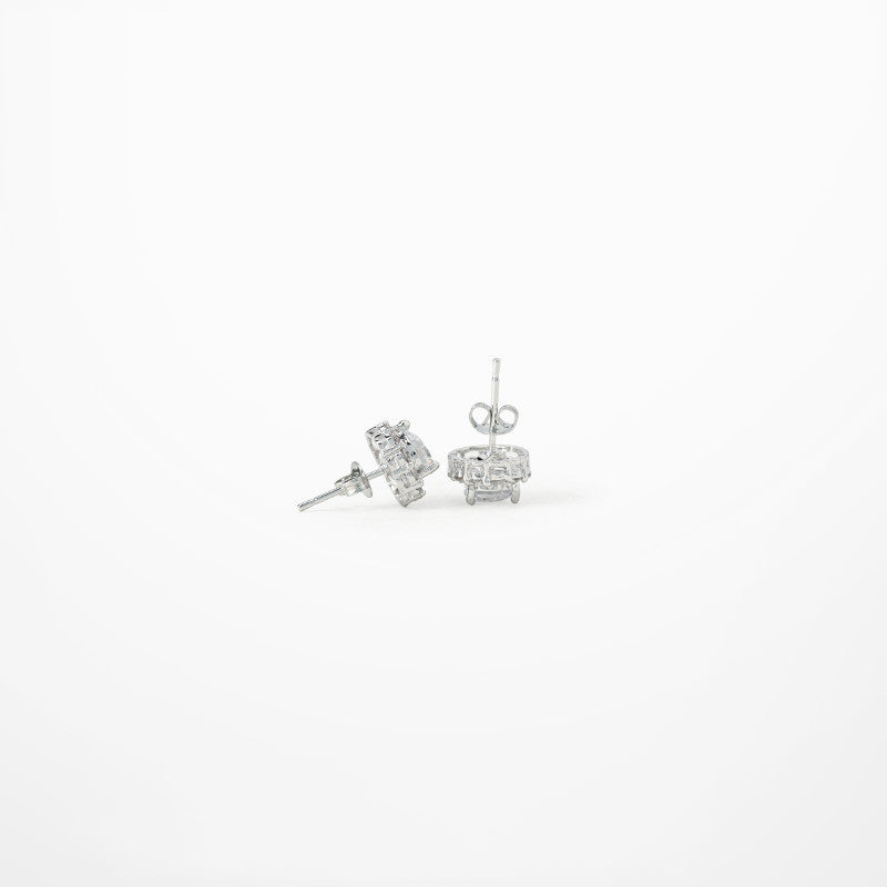 Trendy Unisex Diamond And Rhinestone Stud Earrings