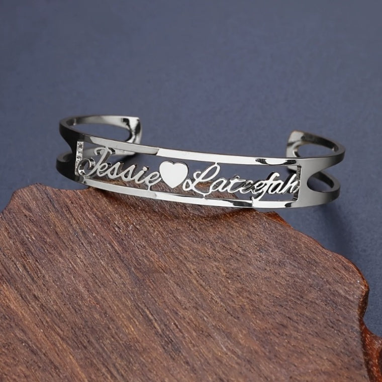 Stainless Steel Personalized Wristlet