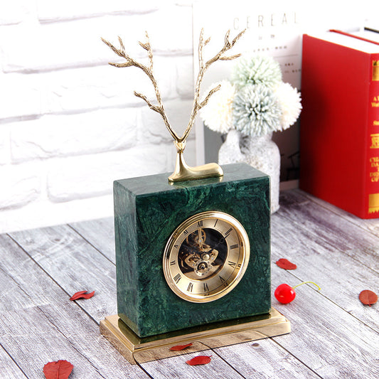 Nordic Desktop Decoration Marble Clock