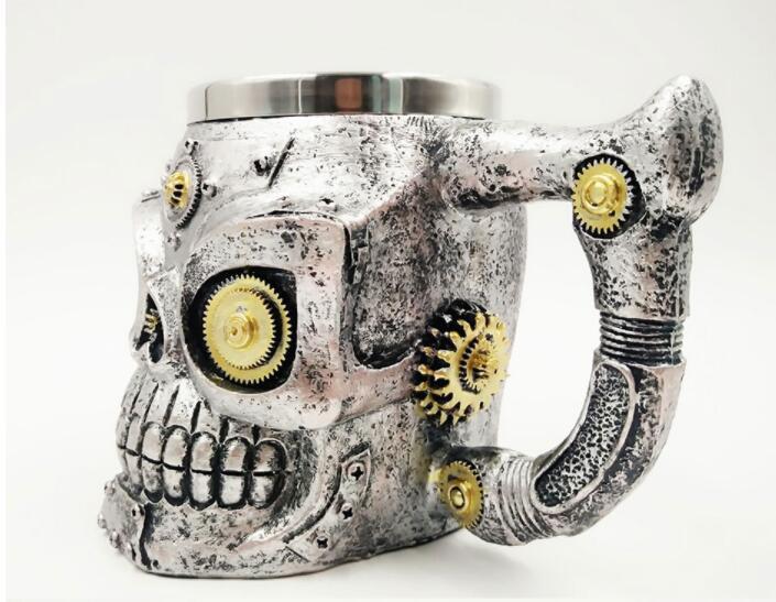 Skull Ghost Stainless Steel Cup Ornament
