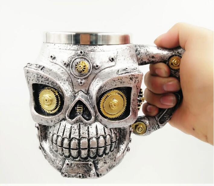 Skull Ghost Stainless Steel Cup Ornament