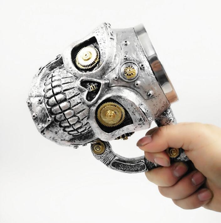Skull Ghost Stainless Steel Cup Ornament