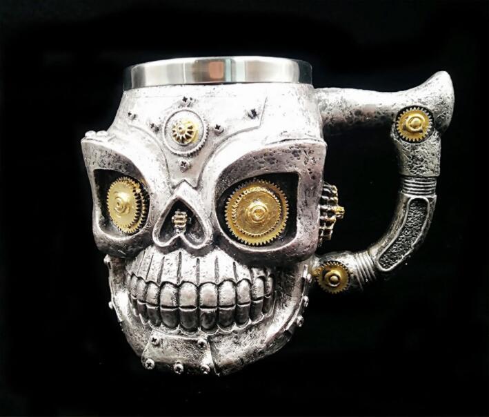 Skull Ghost Stainless Steel Cup Ornament