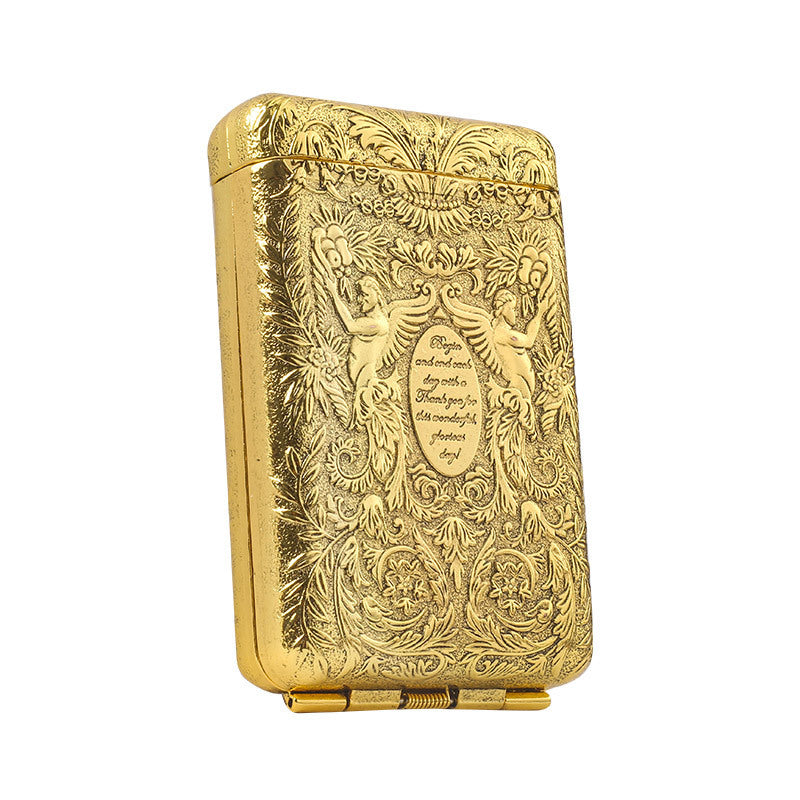 Three-Open Embossed Case Ornament