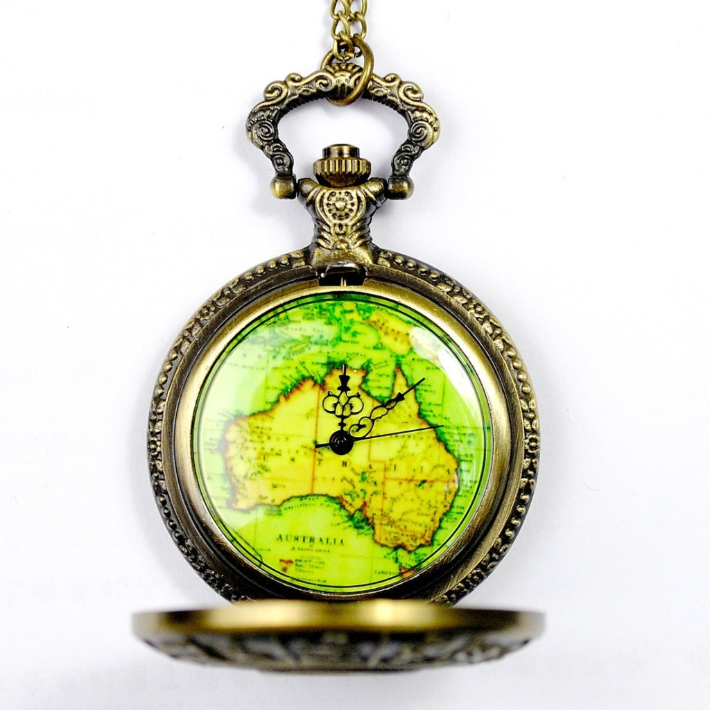 World Time Nostalgic Antique Watch