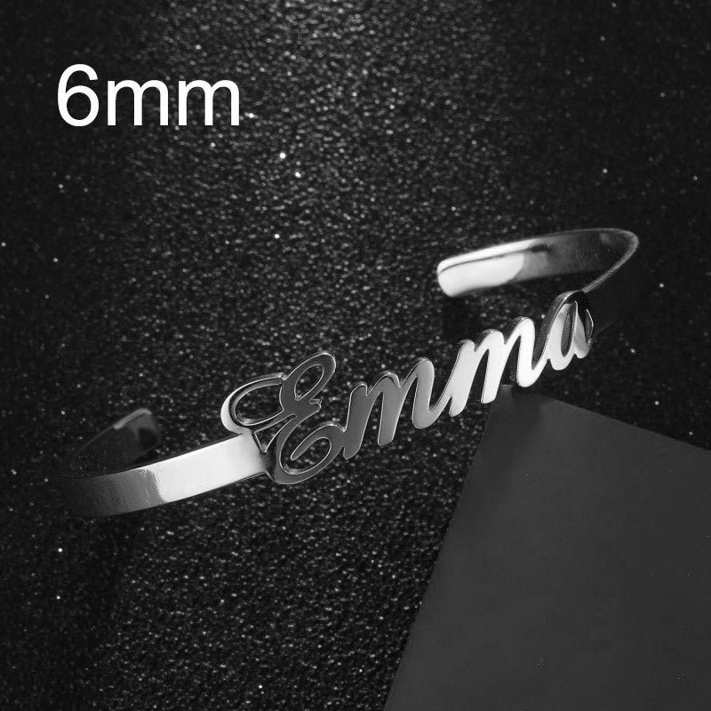 Stainless Steel Personalized Wristlet