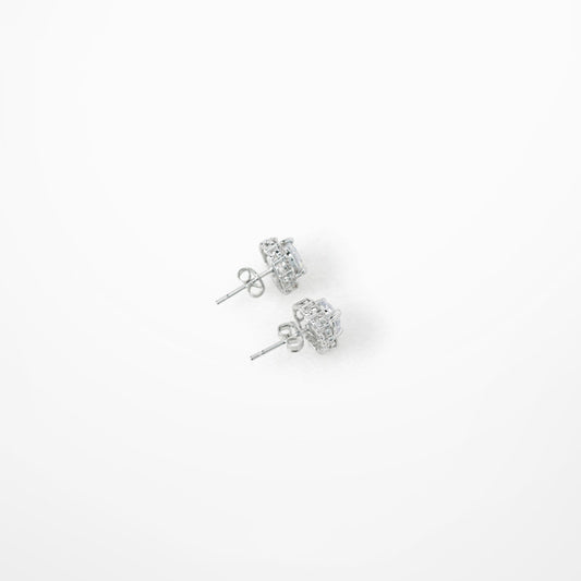 Trendy Unisex Diamond And Rhinestone Stud Earrings