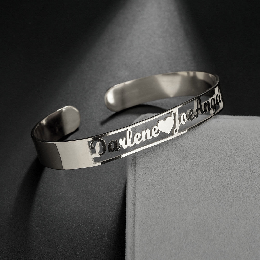 Stainless Steel Personalized Wristlet