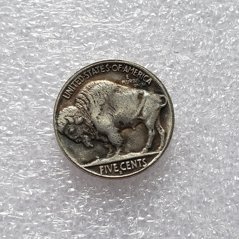 1900s Antique American Buffalo Coin