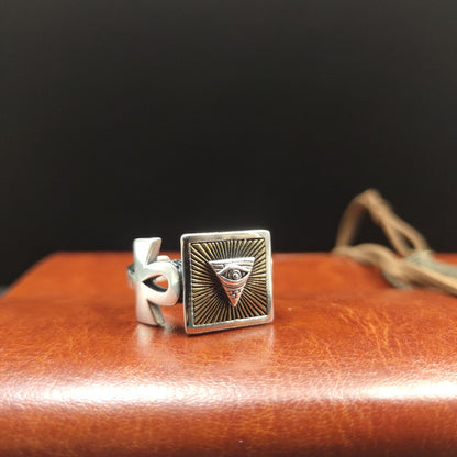 925 Silver Retro Pattern Simple Elegant Ring