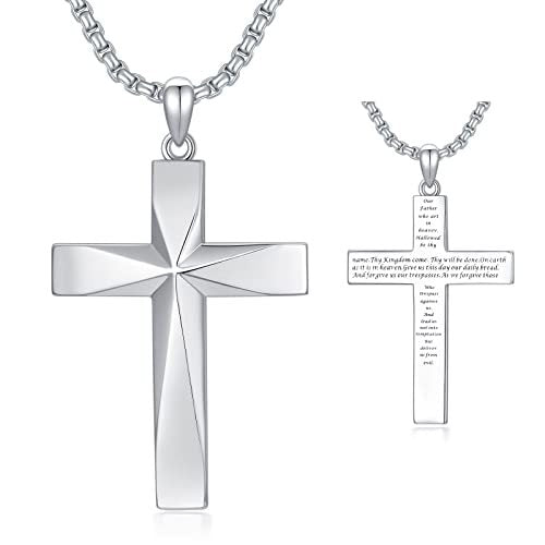 925 Sterling Silver Cross Necklace