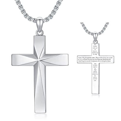 925 Sterling Silver Cross Necklace