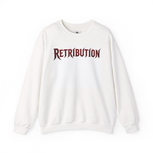 Crewneck Sweatshirt — 'Retribution' Gothic Lady Justice Graphic