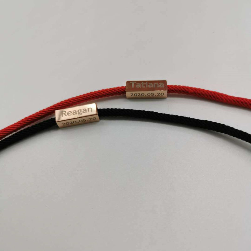 Customized Name Magnet Wristlets