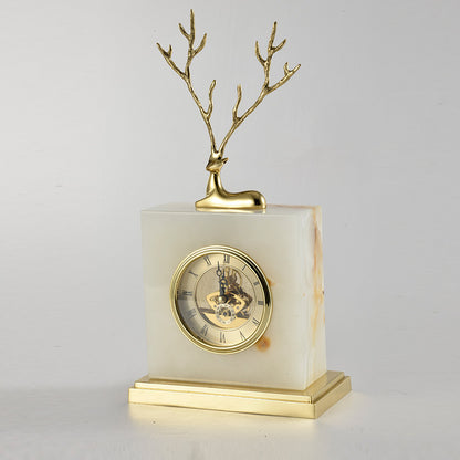 Nordic Desktop Decoration Marble Clock