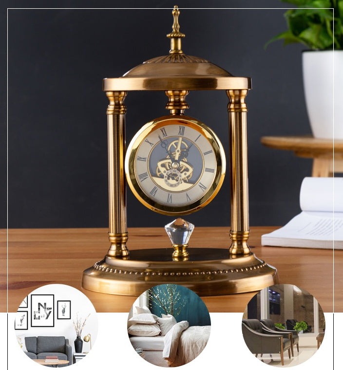 European Design Creative Alloy Clock
