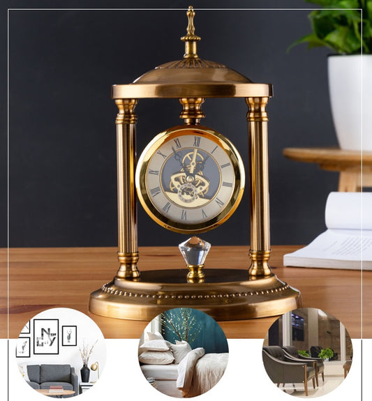 European Design Creative Alloy Clock