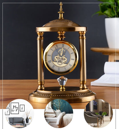 European Design Creative Alloy Clock