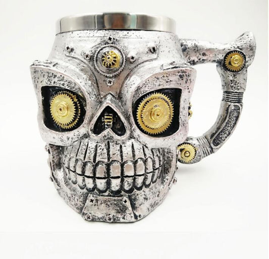 Skull Ghost Stainless Steel Cup Ornament