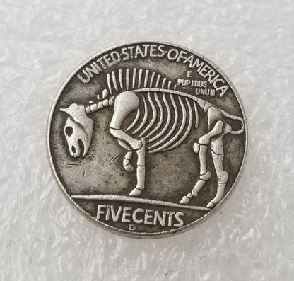 American Antique 5cent Coin