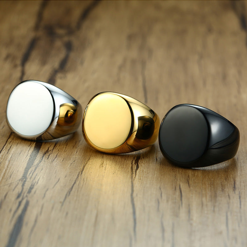 18k gold plated Men Fashion Ring