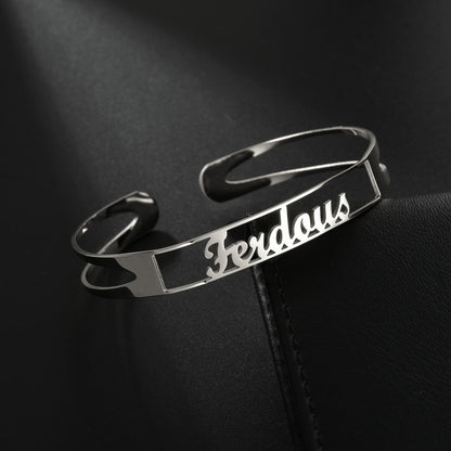 Stainless Steel Personalized Wristlet