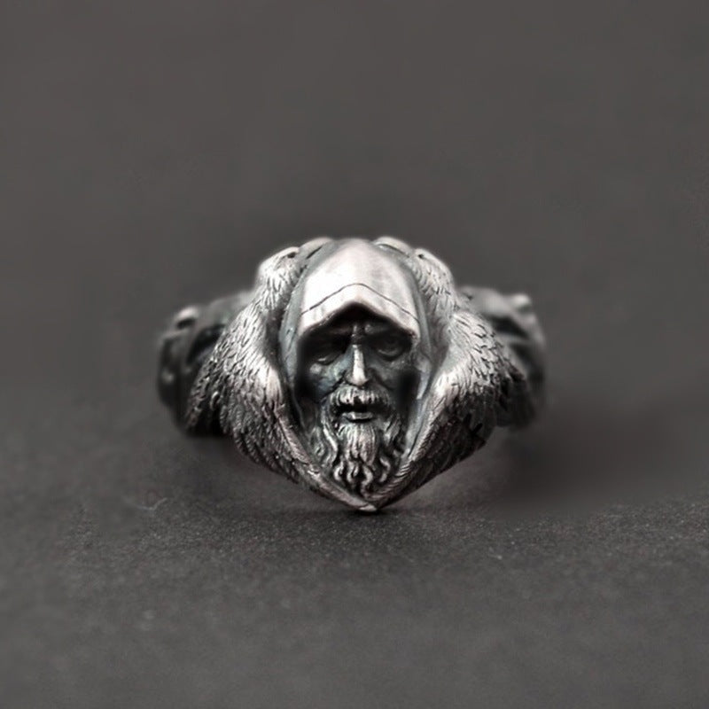 King's Domineering Skull Ring