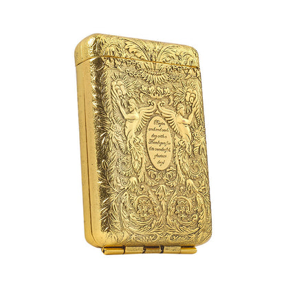 Three-Open Embossed Case Ornament