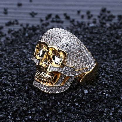 King's Domineering Skull Ring
