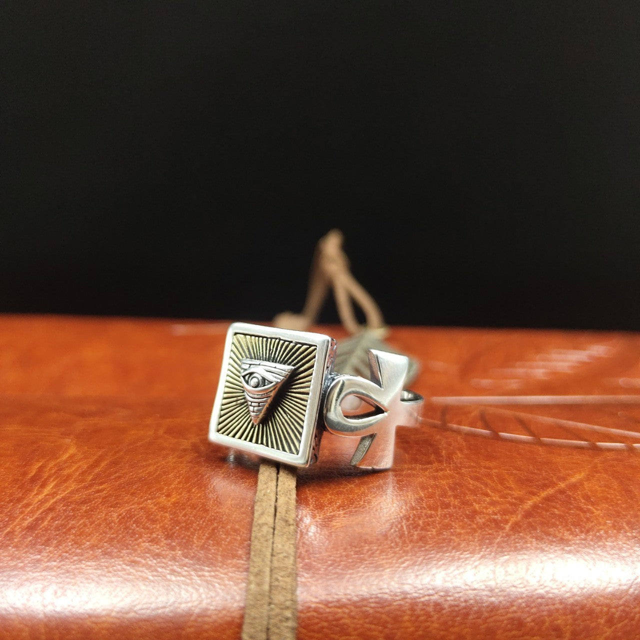 925 Silver Retro Pattern Simple Elegant Ring