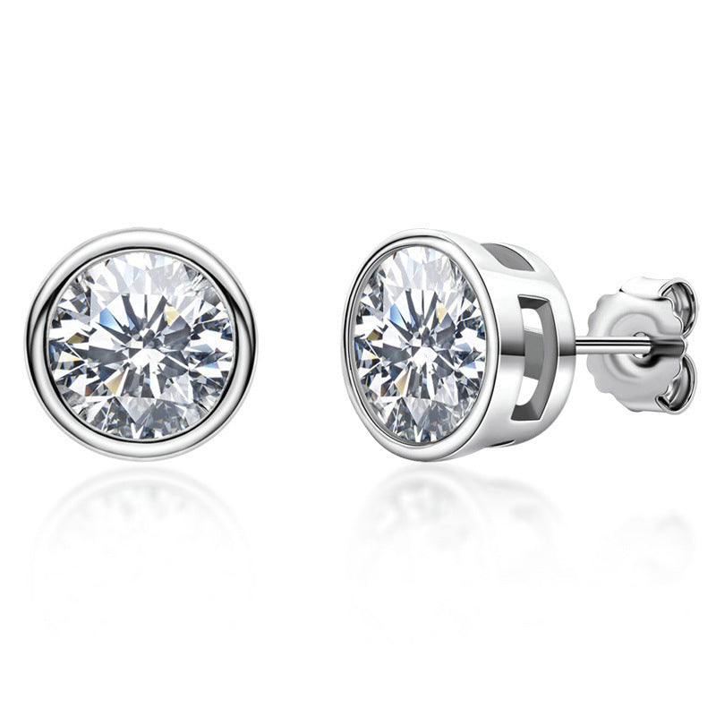 0.51 & 1 Carat Moissanite Studs