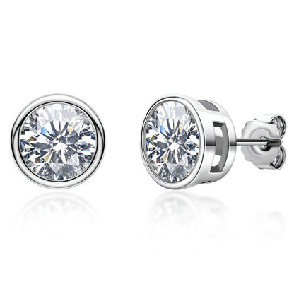 0.51 & 1 Carat Moissanite Studs