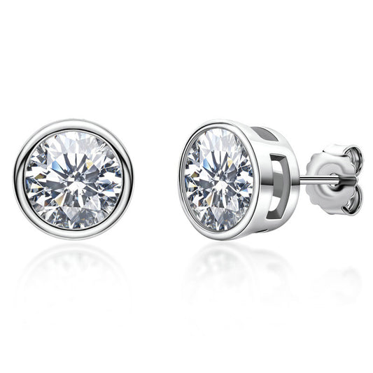 0.51 & 1 Carat Moissanite Studs