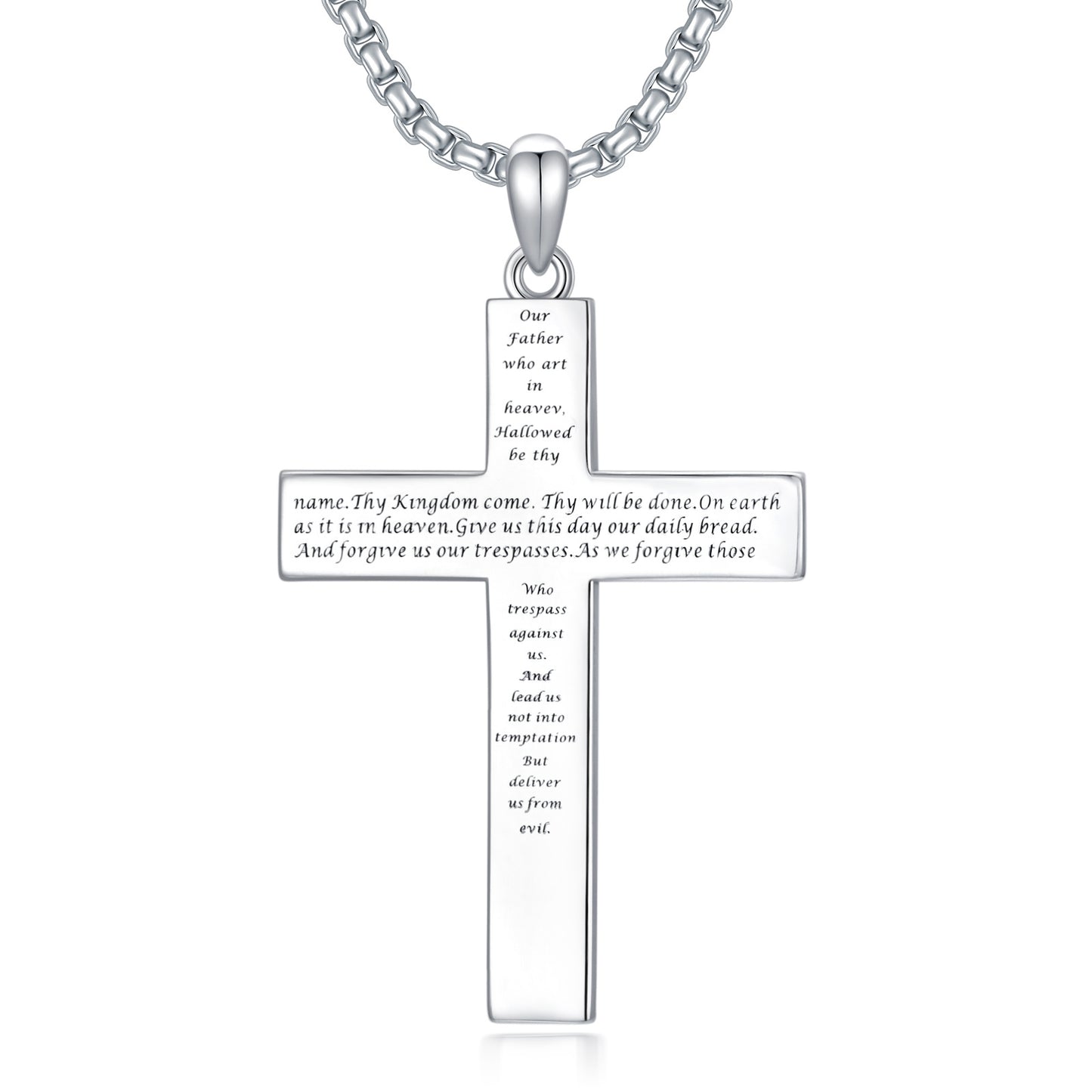 925 Sterling Silver Cross Necklace