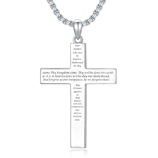 925 Sterling Silver Cross Necklace