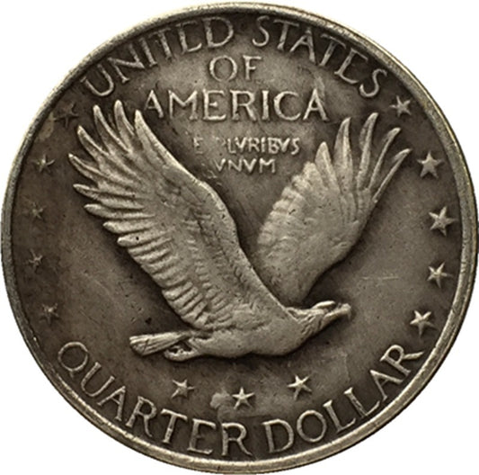 1916 Antique Quarter Coin
