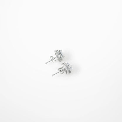 Trendy Unisex Diamond And Rhinestone Stud Earrings