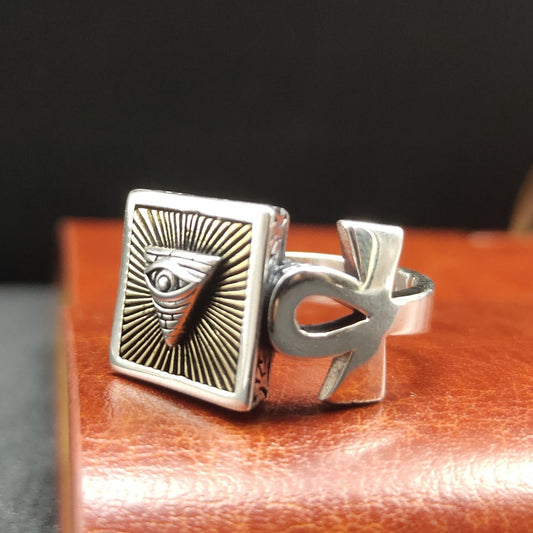 925 Silver Retro Pattern Simple Elegant Ring