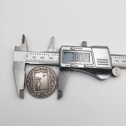 Balloon Girl Antique Handicrafts Memorial Coin