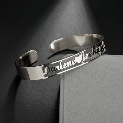 Stainless Steel Personalized Wristlet