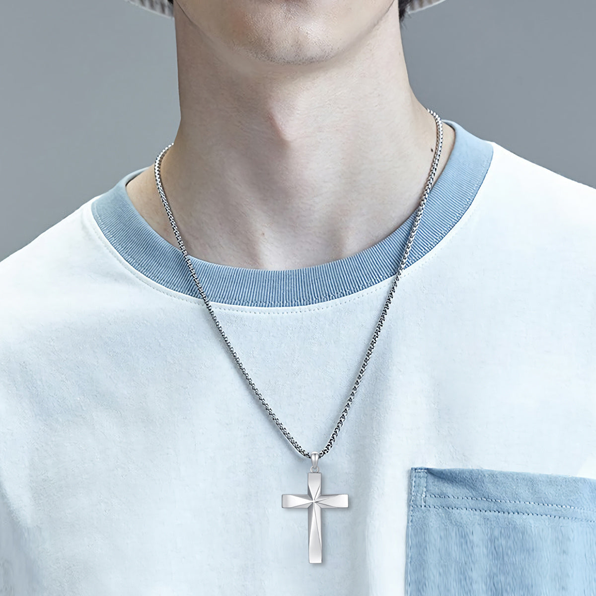 925 Sterling Silver Cross Necklace