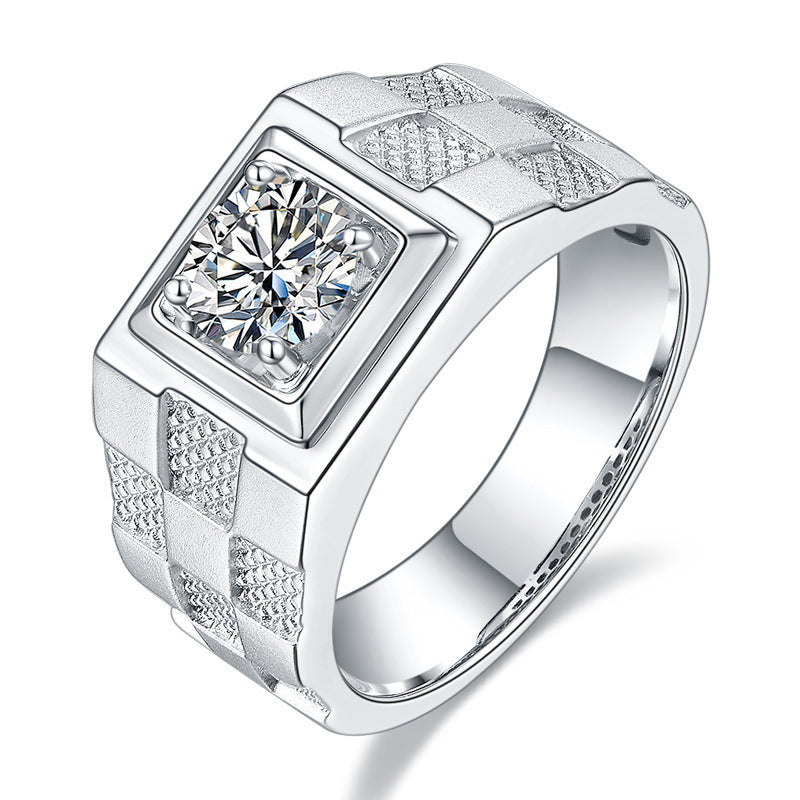 1K Rare Find Moissanite Diamond  Ring