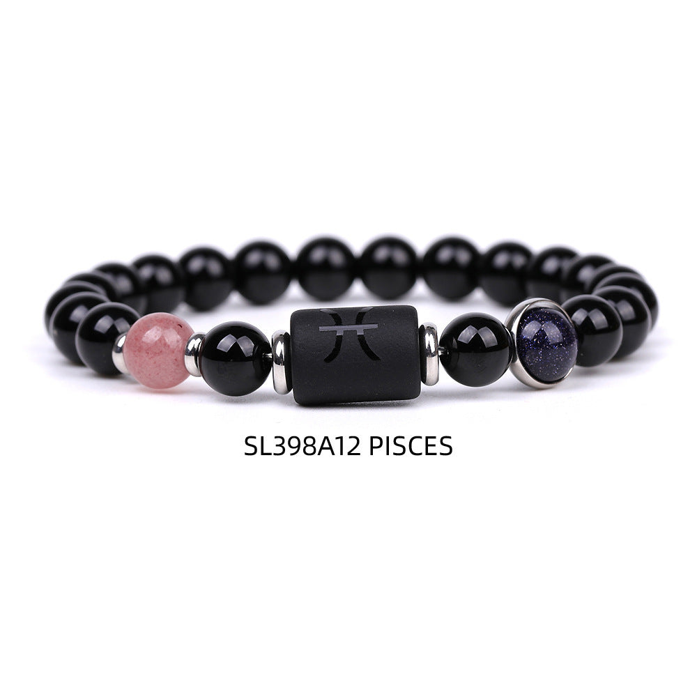 Agate Twelve Constellations Bracelet