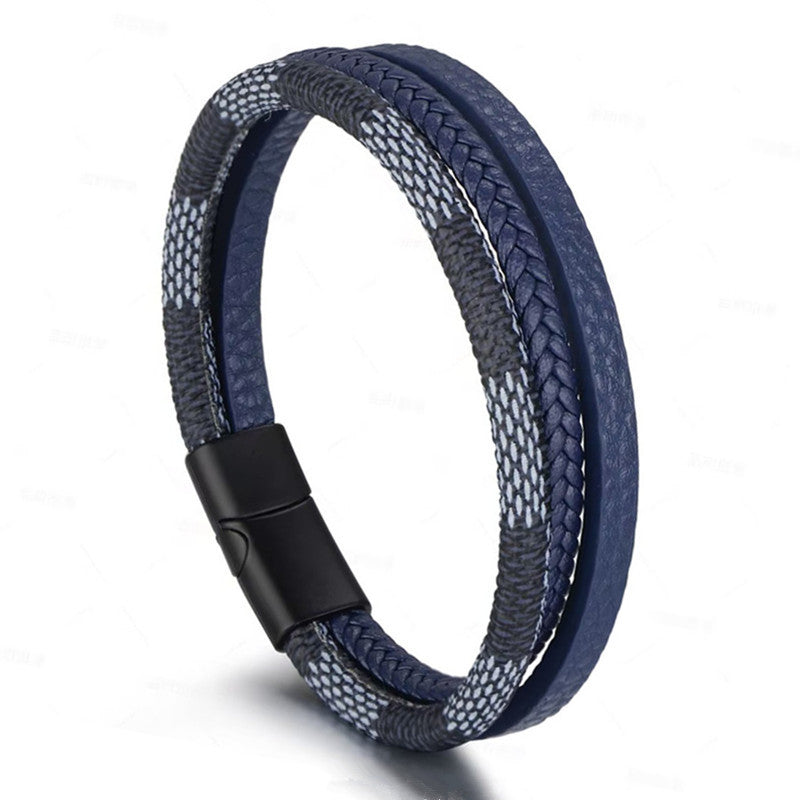 Retro Patterns Leather Bracelet