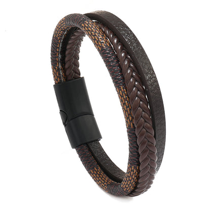 Retro Patterns Leather Bracelet