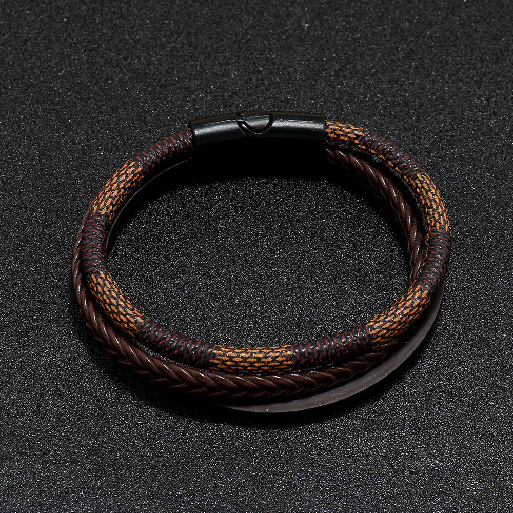Retro Patterns Leather Bracelet