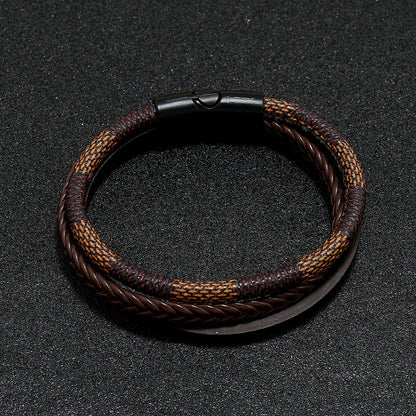 Retro Patterns Leather Bracelet