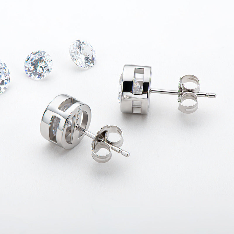 0.51 & 1 Carat Moissanite Studs