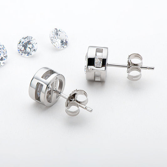 0.51 & 1 Carat Moissanite Studs