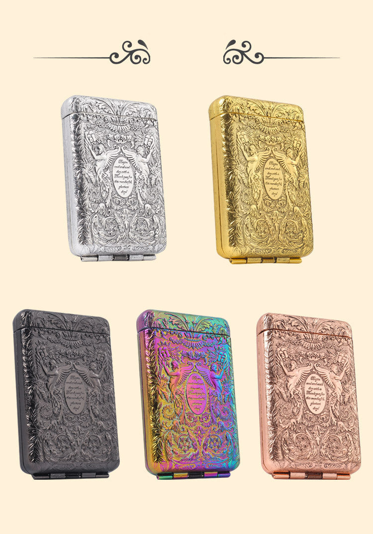 Three-Open Embossed Case Ornament